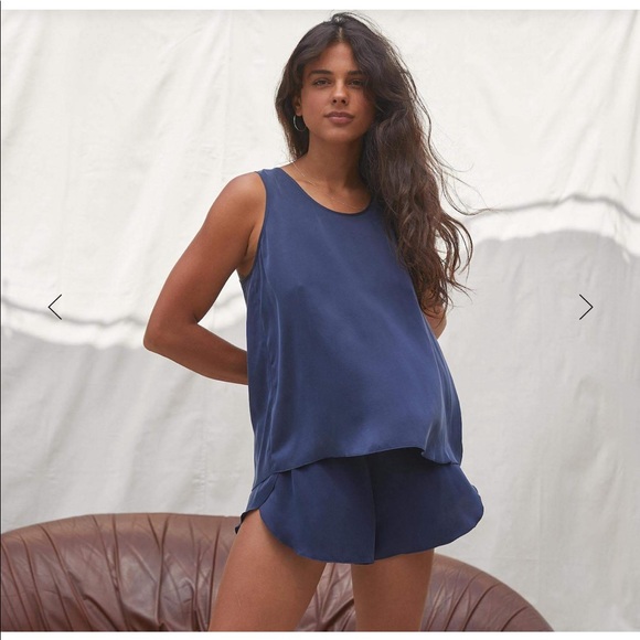 lunya silk shorts